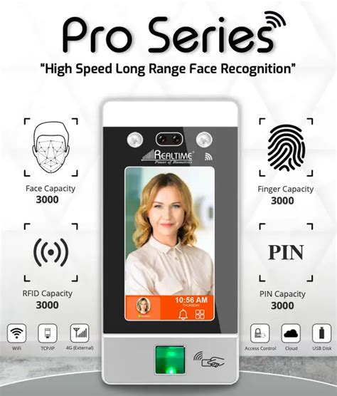 Buy Realtime PRO 1400 RF Reader And Face Biometric System Online in India