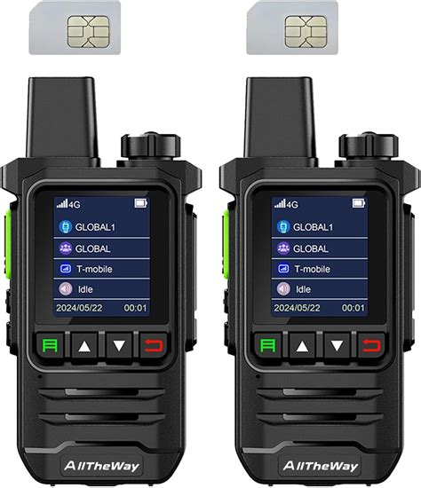 Amazon.com: Wurui TXQ K300 Global-ptt 4G POC walkie Talkie for Adults ...