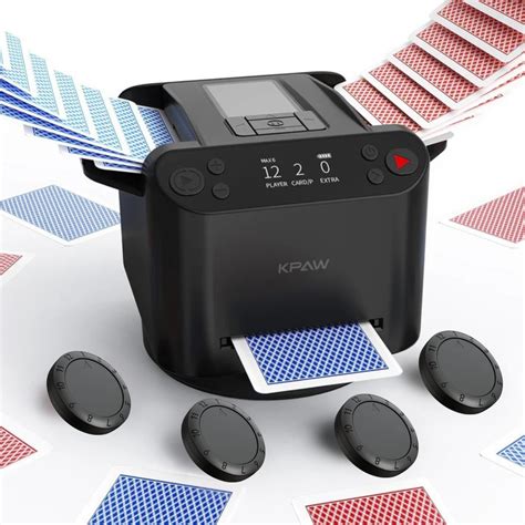 2-in-1 Automatic Card Shuffler & Dealer | KPAW MAX 6 – Poker Provoke