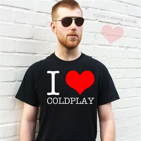 I Love Coldplay T-shirt - I Love T-shirts