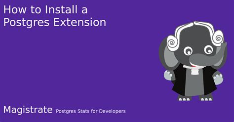 Image result for Postgres Extension Plug-In