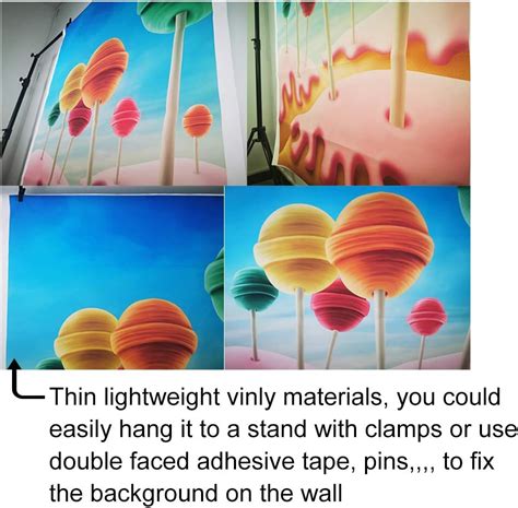 Buy AOFOTO 3x5ft Colorful Lollipop Background Childhood Sweet Candyland ...