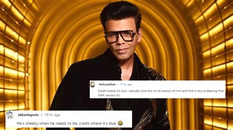 The Internet Hails Karan Johar As He Gives Savage Reply To Threads User ...