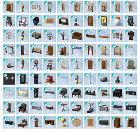 Full List of The Sims 4 Life & Death Items (CAS and Build)