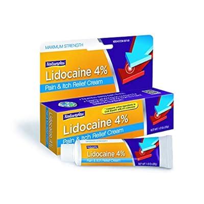 Buy Lidocaine 4% Pain & Itch Relief Cream 2 Pack Online at Lowest Price ...