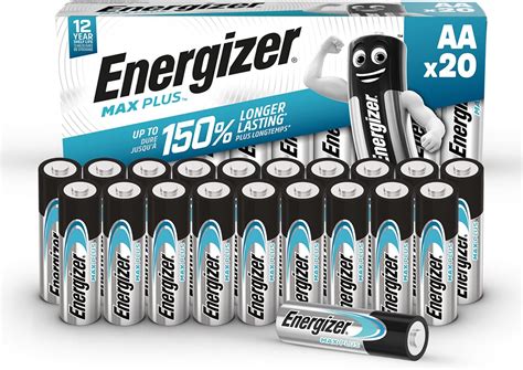 Energizer Max Plus AA Alkaline Batteries - Pack of 20: Amazon.co.uk ...