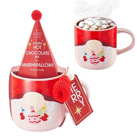 Amazon.com : Hot Chocolate Gift Set, Includes 1 Single-Serve Double ...