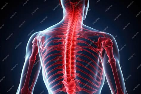 Premium AI Image | Understanding Back Pain Diagram And Explanations