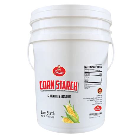 Amazon.com: Corn Starch by Onuva - 25 lbs , (11,3 kg) - Gluten Free ...