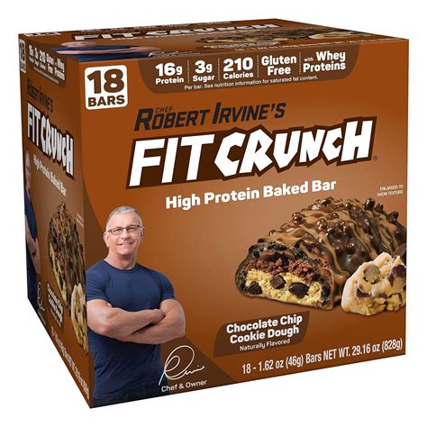 Amazon.com : FITCRUNCH Snack Size Protein Bars, 6-Layer Baked Bar, 3g ...