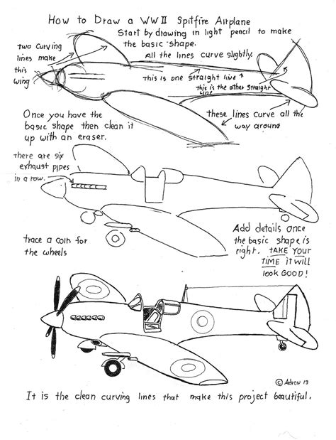 Image result for Spitfire Plane Drawing