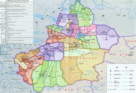 新疆地图 - 新疆地图高清版 - 新疆地图全图