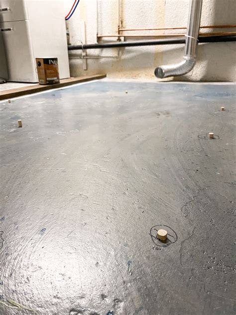 ORC Week 3: How To Level A Concrete Basement Floor - Rambling Renovators