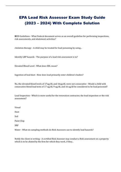 EPA Test Study Guide 的图像结果