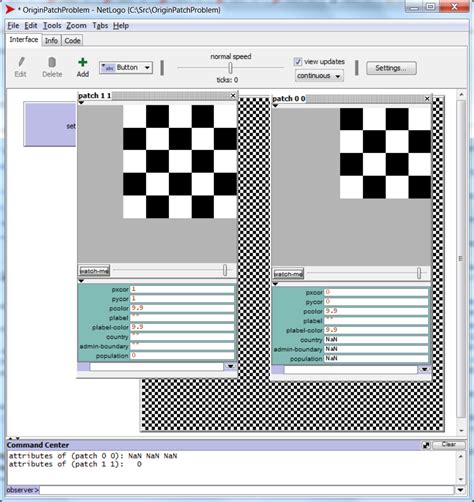 NetLogo Model Example 的图像结果