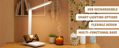 Buy One94Store Rechargeable LED Desk Lamp – Foldable Study Lamp with ...