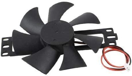 DC 18V Plastic Cooling Fan for Induction Cooker (Black) : Amazon.in ...