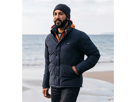 Down feather mens jacket online