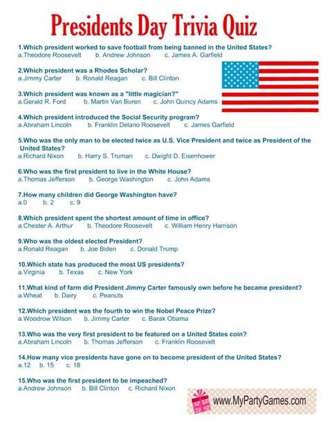 Hard Trivia Questions About Presidents at Lorelei Rios blog