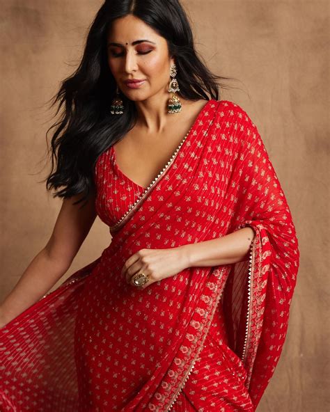 Katrina Kaif’s red Anita Dongre gharara set is a great alternative to ...