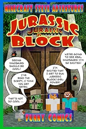 Buy Jurassic Block (Minecraft Steve Adventures) Book Online at Low ...