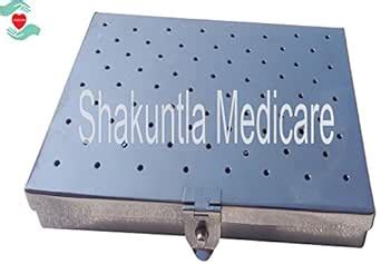 Stainless Steel Sterilization Cassette, Autoclave Tray, Rack, Square ...