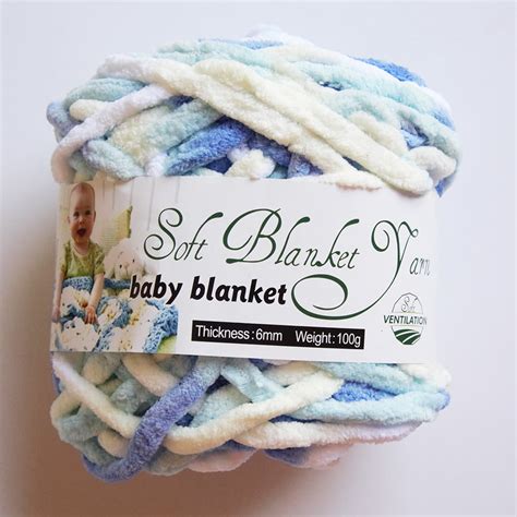 Buy Soft Baby Yarn | Super Thick Fluffy Jumbo Polyester |Baby Blanket ...