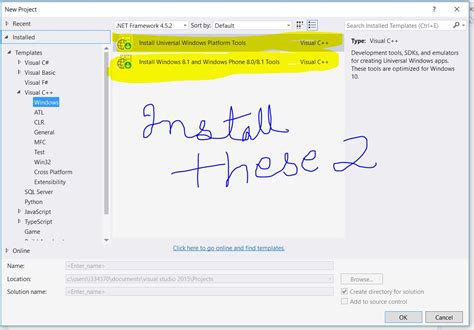 Visual Studio Create Console Application 的图像结果