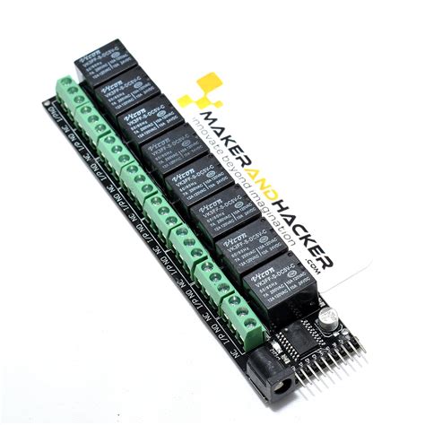 MAKER AND HACKER 5V 8 CH/Eight Channel Relay Board Module Made in India ...