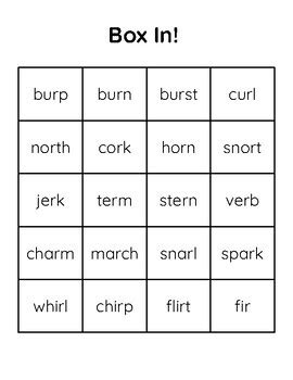 Image result for 50 Word Box