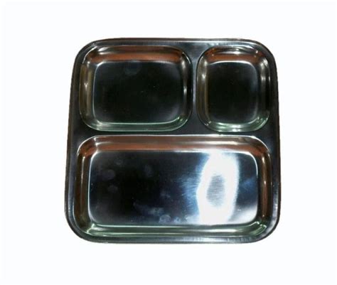 Stainless Steel Compartment Plates - Stainless Steel Compartment Plate ...