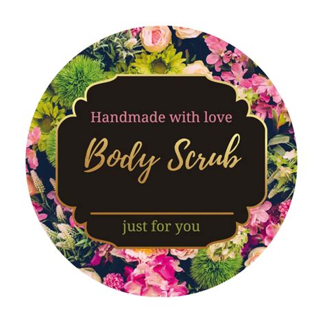 Buy Mobiusea Creation Body Scrub Containers Labels Roll | 2 Inch | Gold ...