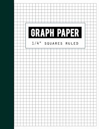 Buy Graph Paper 1/4" Squares: Black Lines Law Ruled Letter, Writing ...