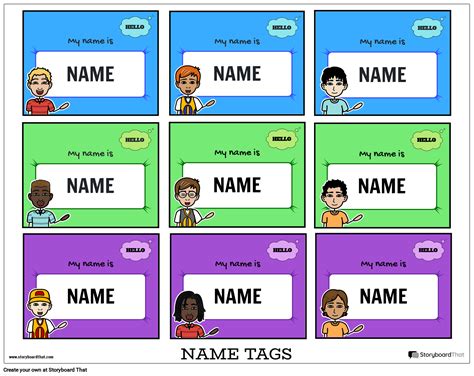 Free Printable Name Tags For Toddlers - Free Printable Download