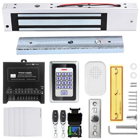 Buy Access Control System 600lb Electric Magnetic door Lock Kit: RFID ...
