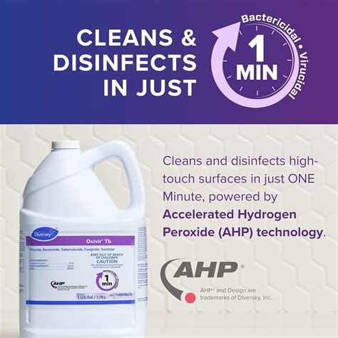 Diversey Oxivir Tb 100898636 Disinfectant Cleaner AHP Accelerated ...
