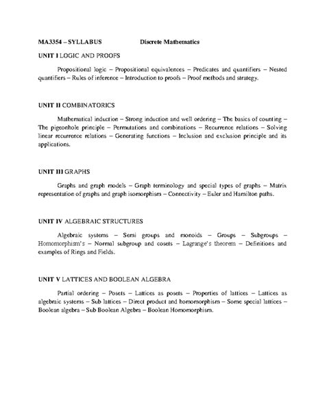 Discrete Mathematics MA3354 Nov/Dec 2023 Question Paper - Studocu
