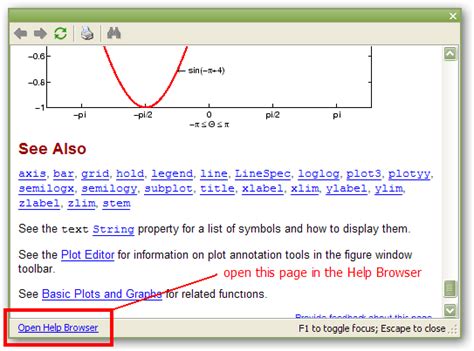 Image result for MATLAB Help Command