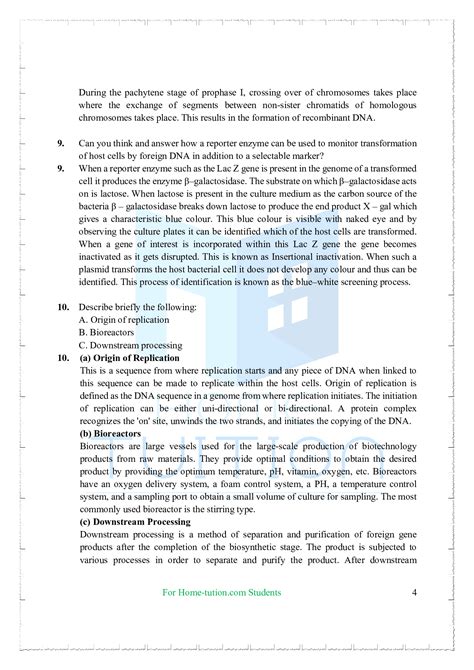 Biotechnology Chapter of Class 12 的图像结果