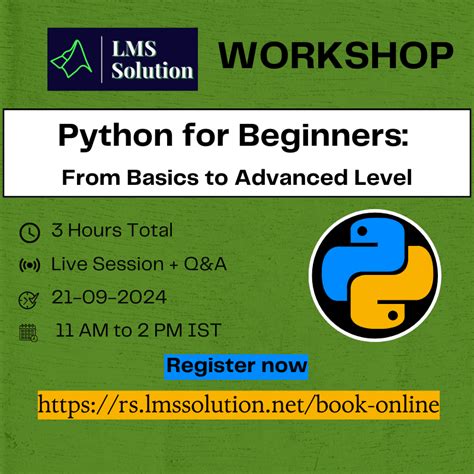 Python for Beginners: From Basics to Advanced Level