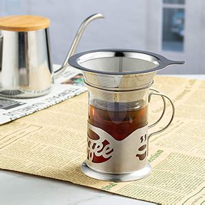 Verilux® Pour Over Filter, Dripper, Paperless Mess Stainless Steel ...