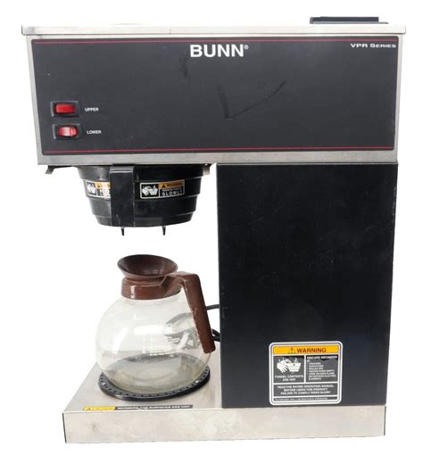 BUNN VPR SERIES 33200-0015 COMMERCIAL COFFEE MAKER 12 CUP - GOOD ...