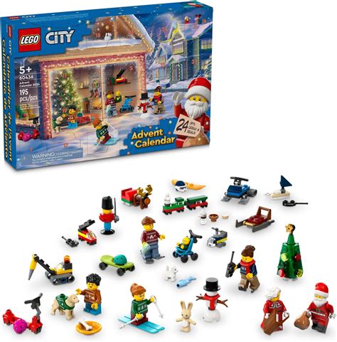 Amazon.com: LEGO City 2023 Advent Calendar 60381 Christmas Holiday ...