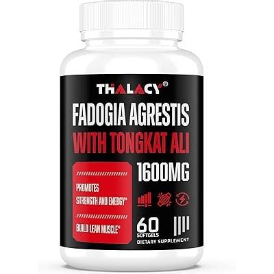 Thalacy 1600mg Fadogia Agrestis Tongkat Ali Supplement, India | Ubuy
