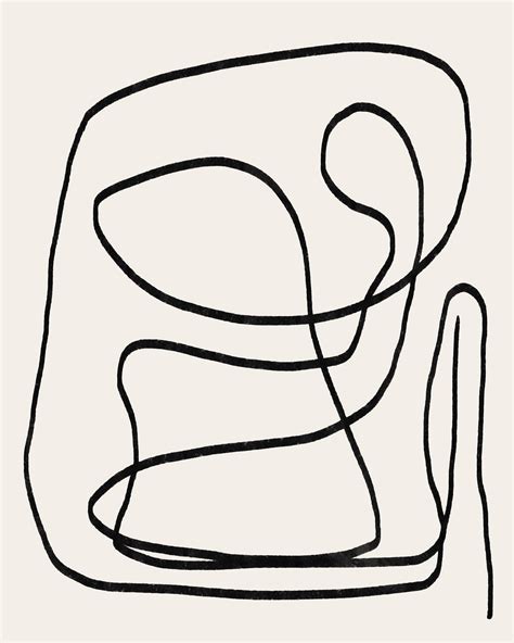 Abstract Lines Drawing