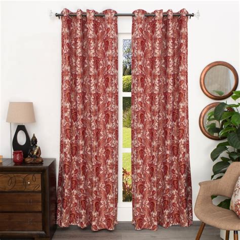 Buy Matrix Abode Jacquard Door Curtain - 135 X 225 CM from Home Centre ...
