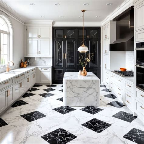 20 Marble Kitchen Floor Ideas That Feel Timeless