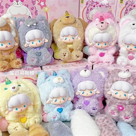 TOPTOY Gyun Big-Tailed Critter Crew Series Blind Box Figure Plush Toy ...