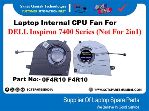 laptop-internal-cpu-fan-for-dell-inspiron-7400-series-not-for-2in1-part ...