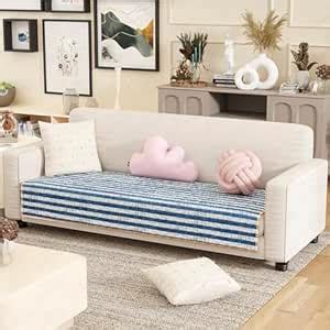 Lukzer Reversible Quilted Sofa Cover Mat 180CM, 350 GSM Soft & Thick ...